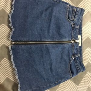 Pacsun High Rise Zip Up Skirt